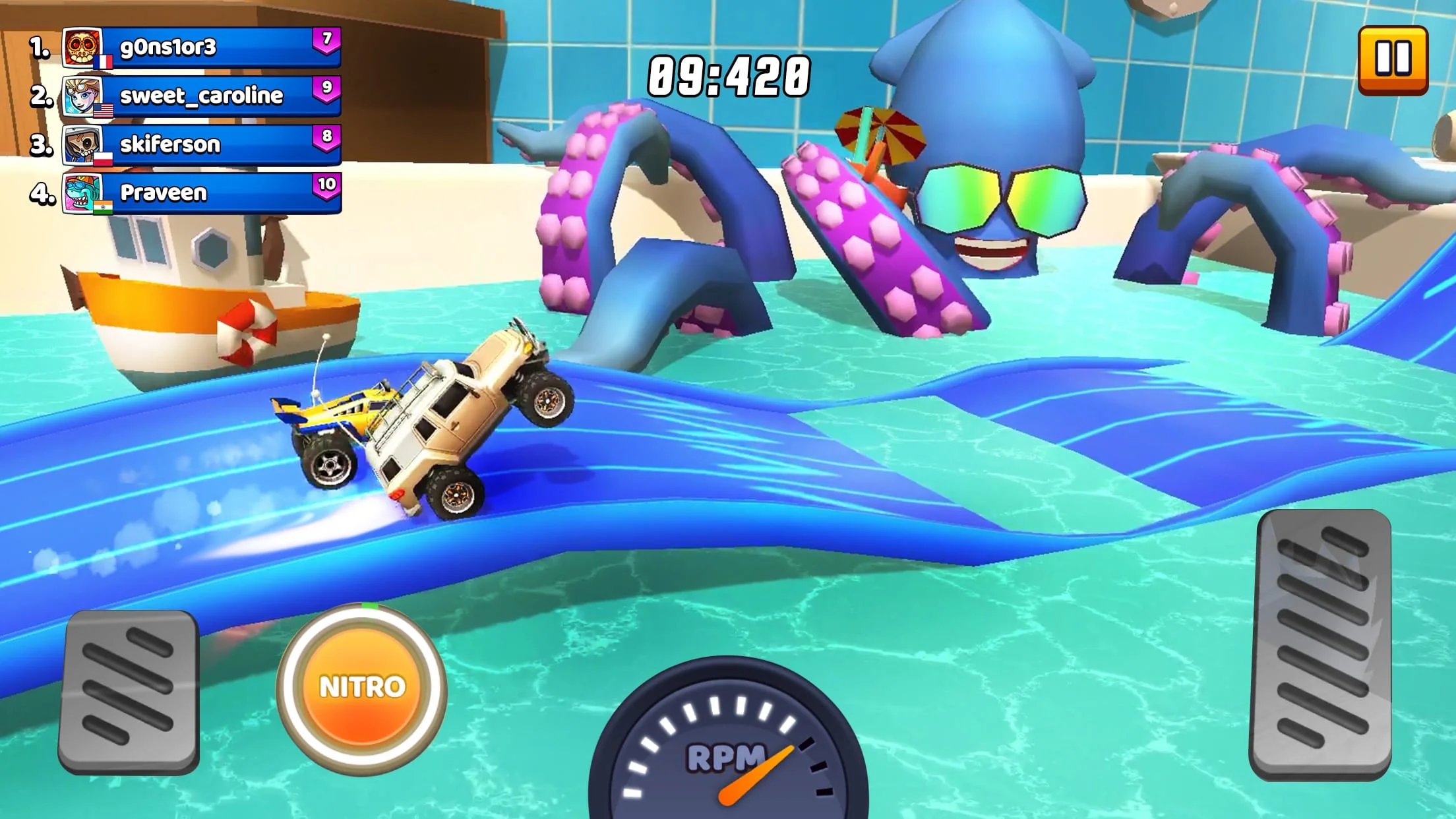 Nitro Jump - Car Racing Screenshot 2
