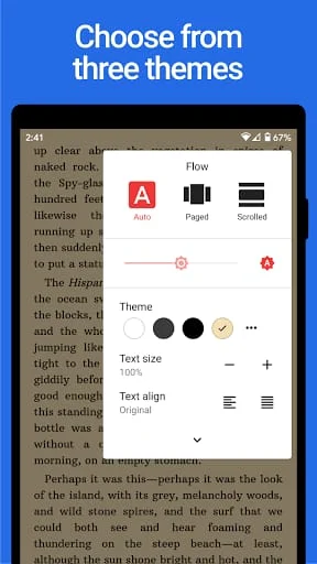 Lithium: EPUB Reader Screenshot 3