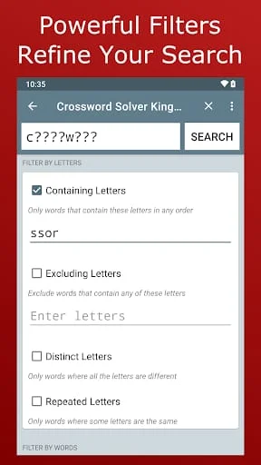 Crossword Solver King Screenshot 4
