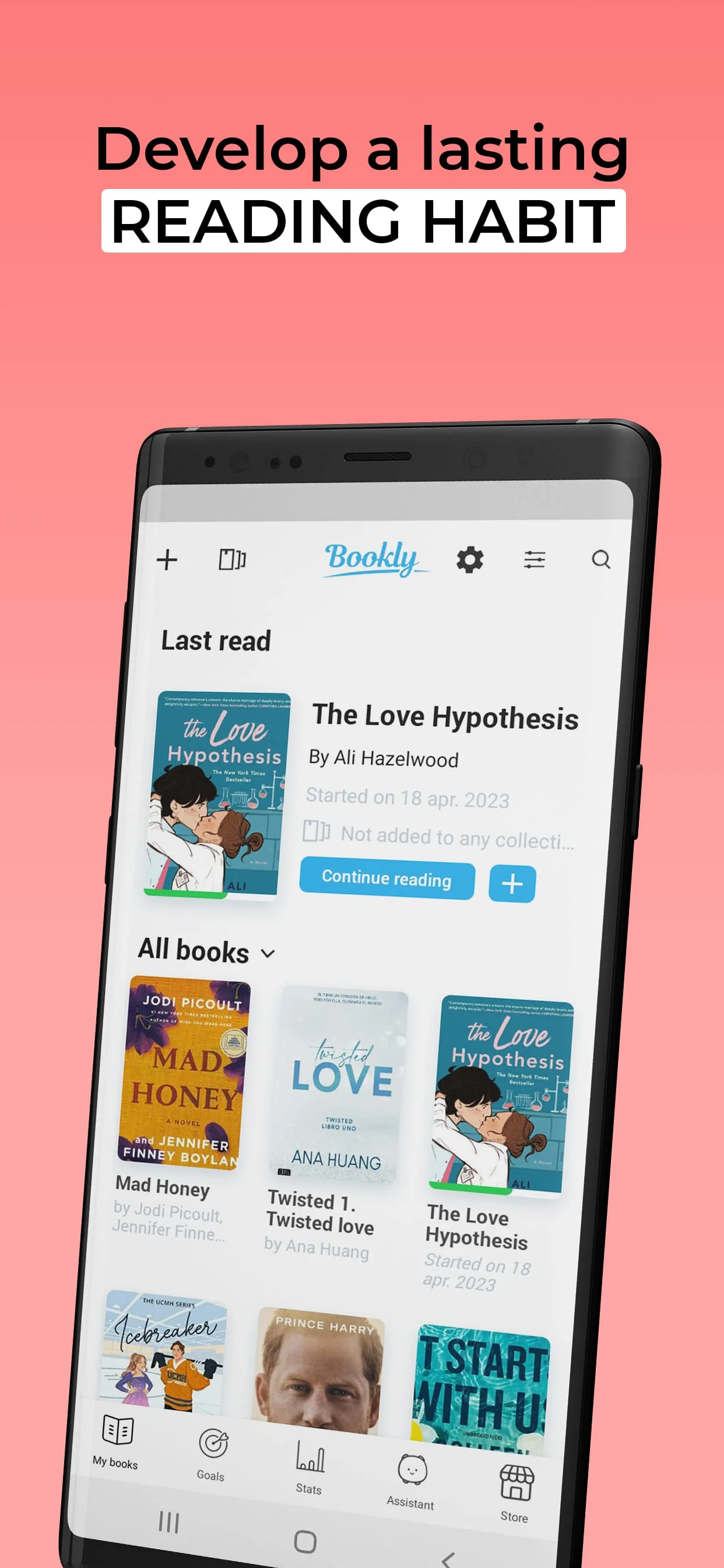 Bookly - Book Tracker Library Screenshot 1