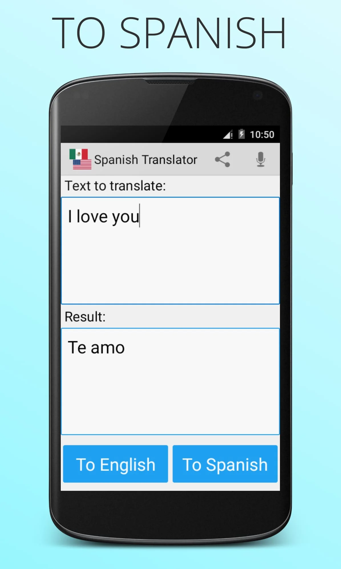 Spanish English Translator Screenshot 3