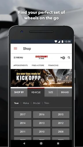 Discount Tire Screenshot 2