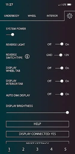 LEDGlow Automotive Control Screenshot 4
