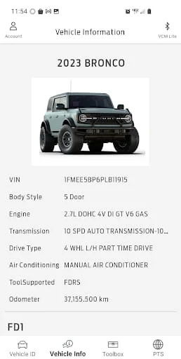 Ford DiagNow Screenshot 2