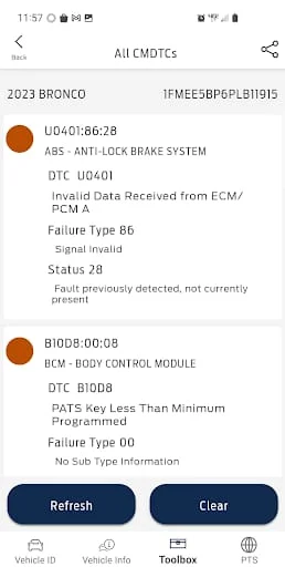 Ford DiagNow Screenshot 3