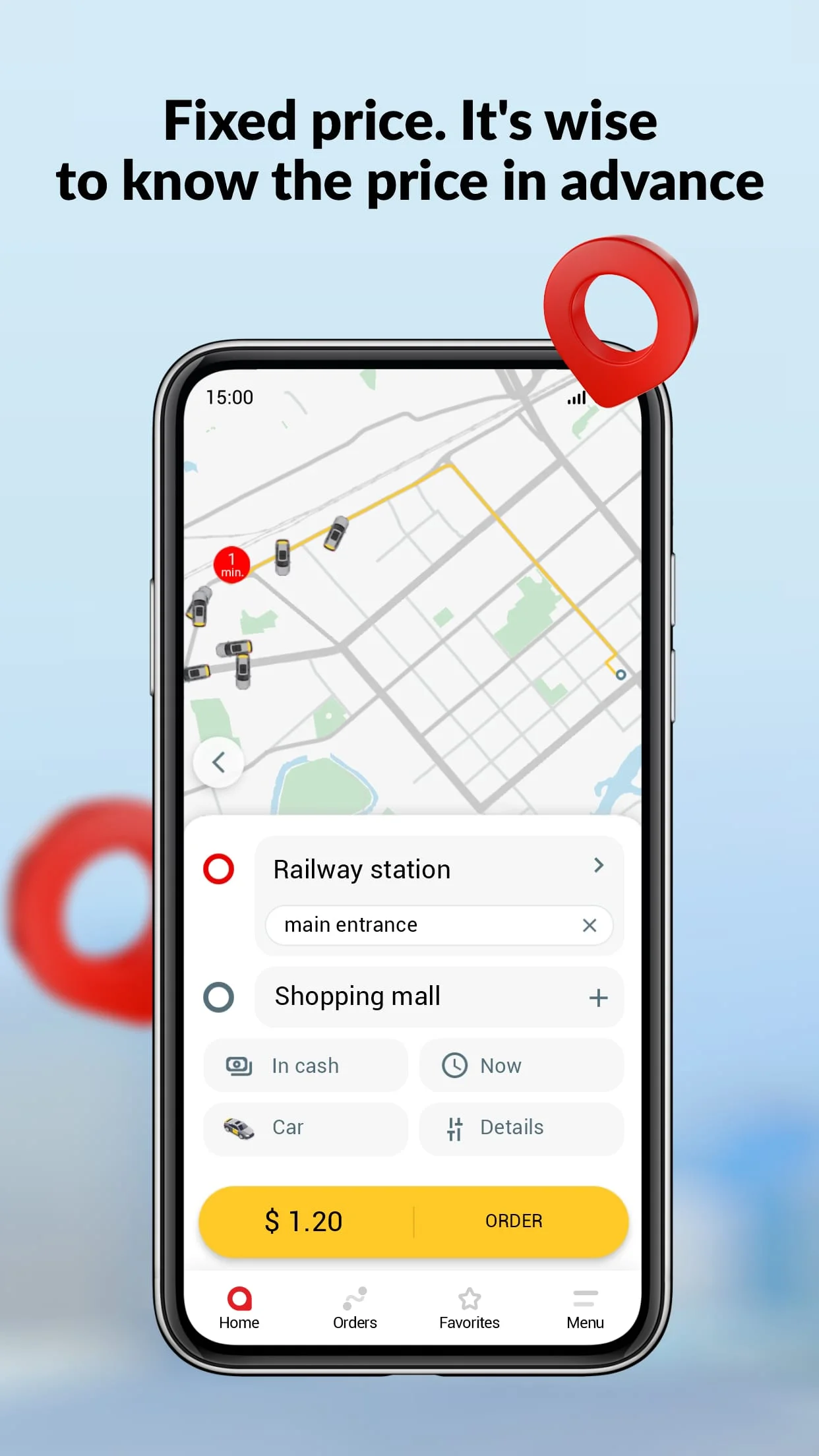 maxim — order a taxi & food Screenshot 2