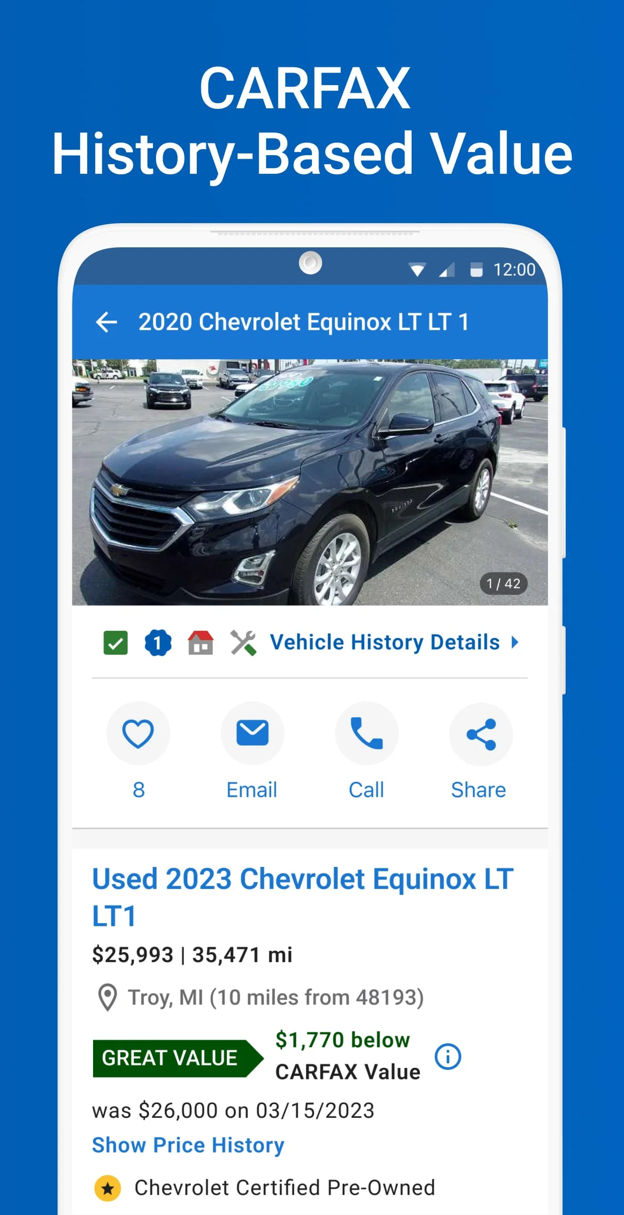 CARFAX - Shop New & Used Cars Screenshot 4