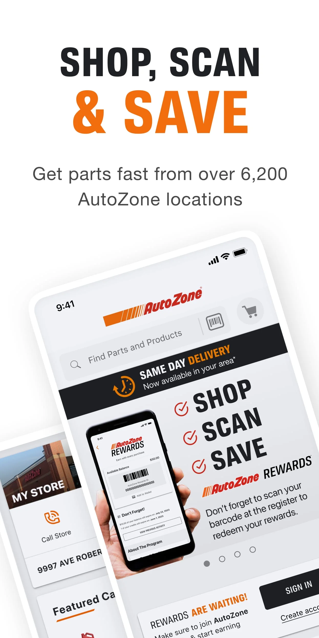 AutoZone Auto Parts & Repair Screenshot 1