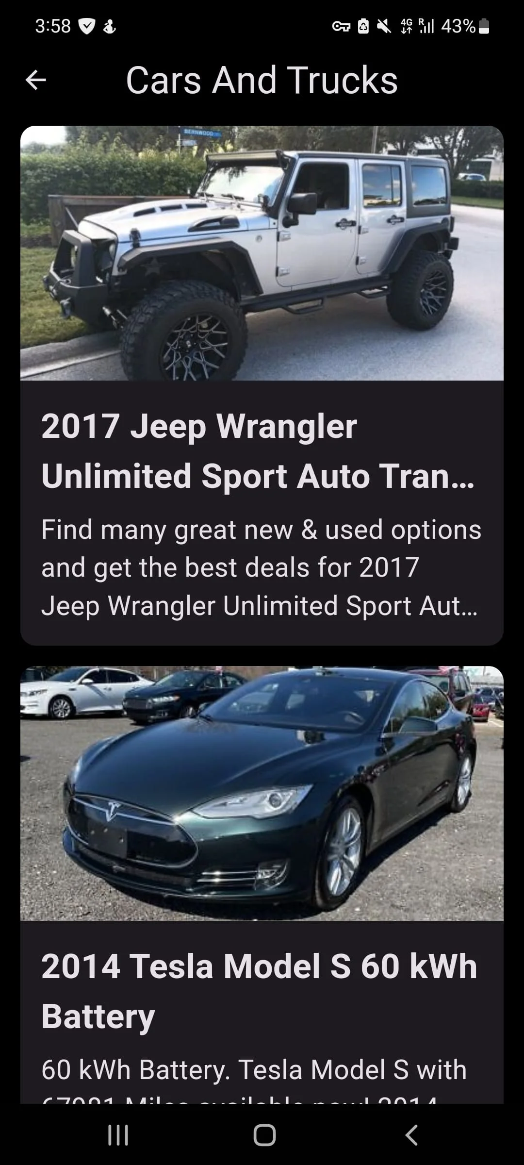Public Car Auctions Directory Screenshot 2