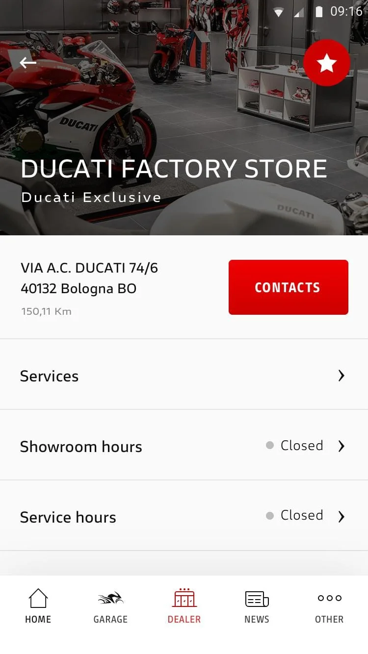 MyDucati Screenshot 3