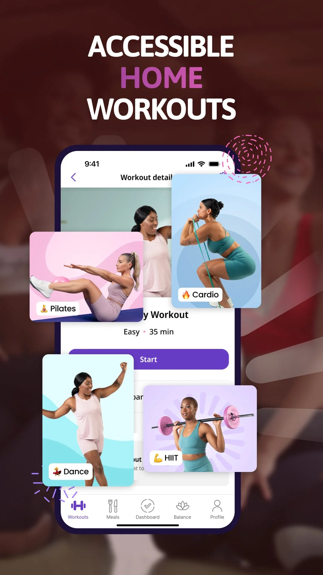 Radiance: Home Fitness For You Screenshot 3