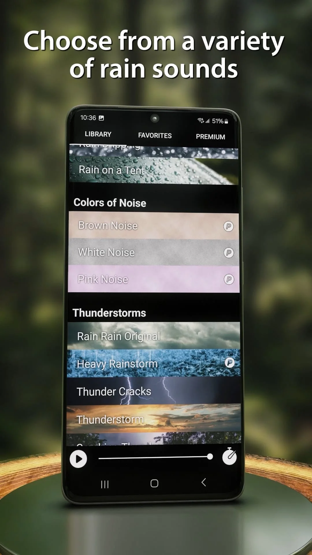 Rain Rain Sleep Sounds Screenshot 3