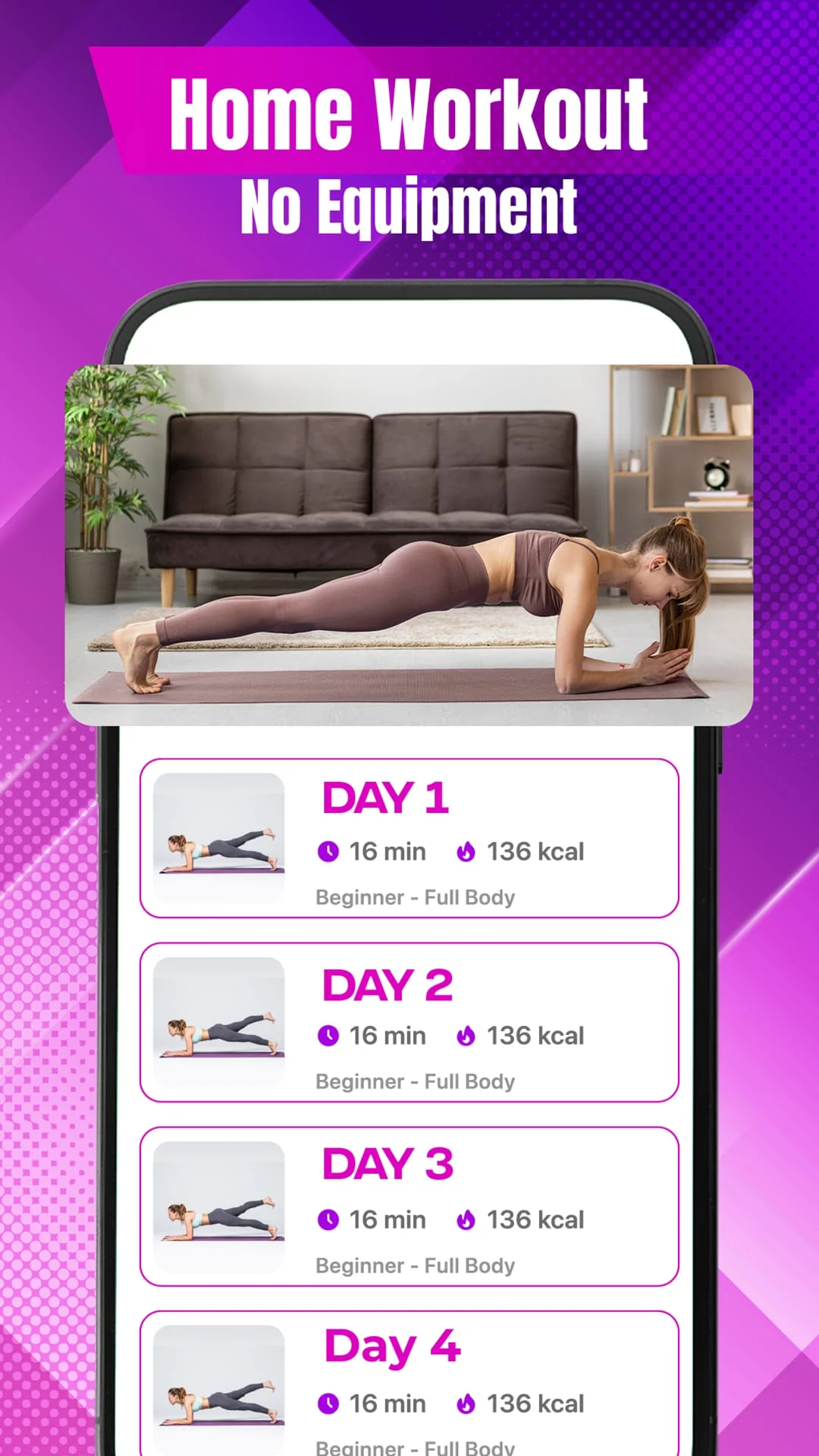 Flat Stomach Workout - Fitness Screenshot 4