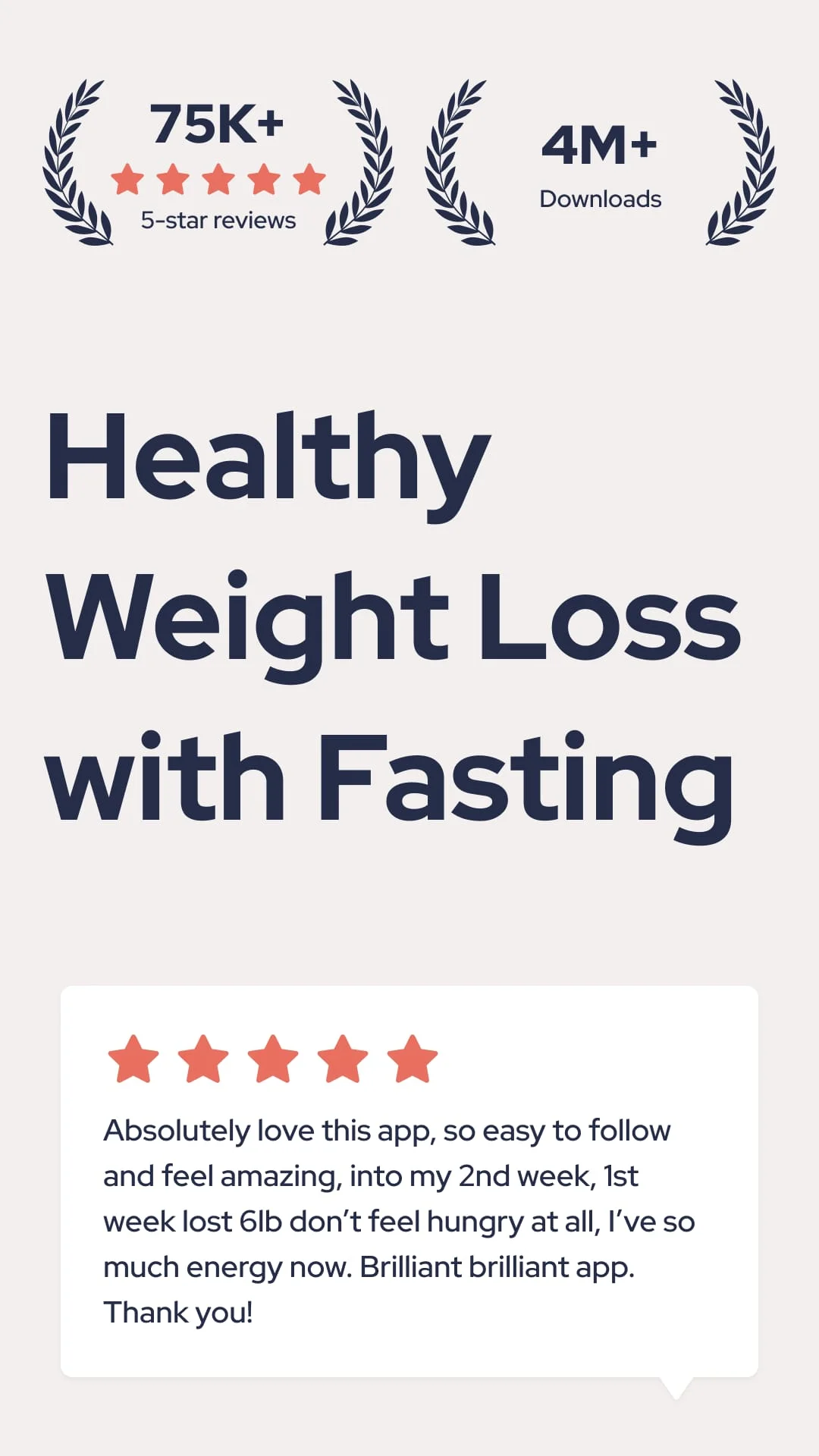 Intermittent Fasting: FastEasy Screenshot 1