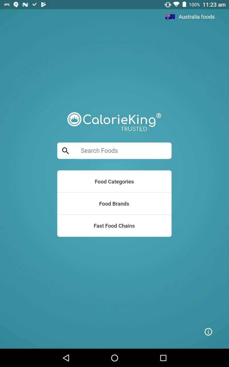 CalorieKing Screenshot 1