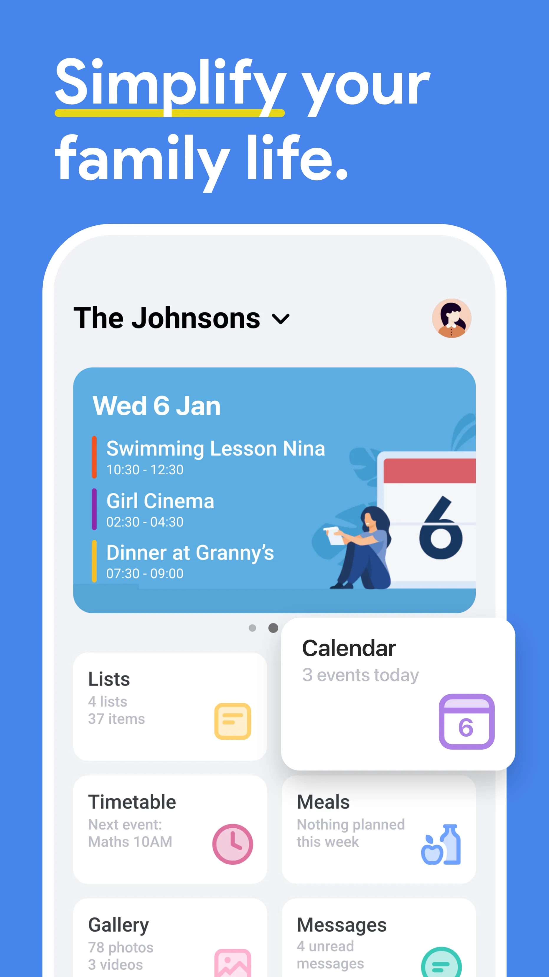 FamilyWall: Family Organizer Screenshot 1