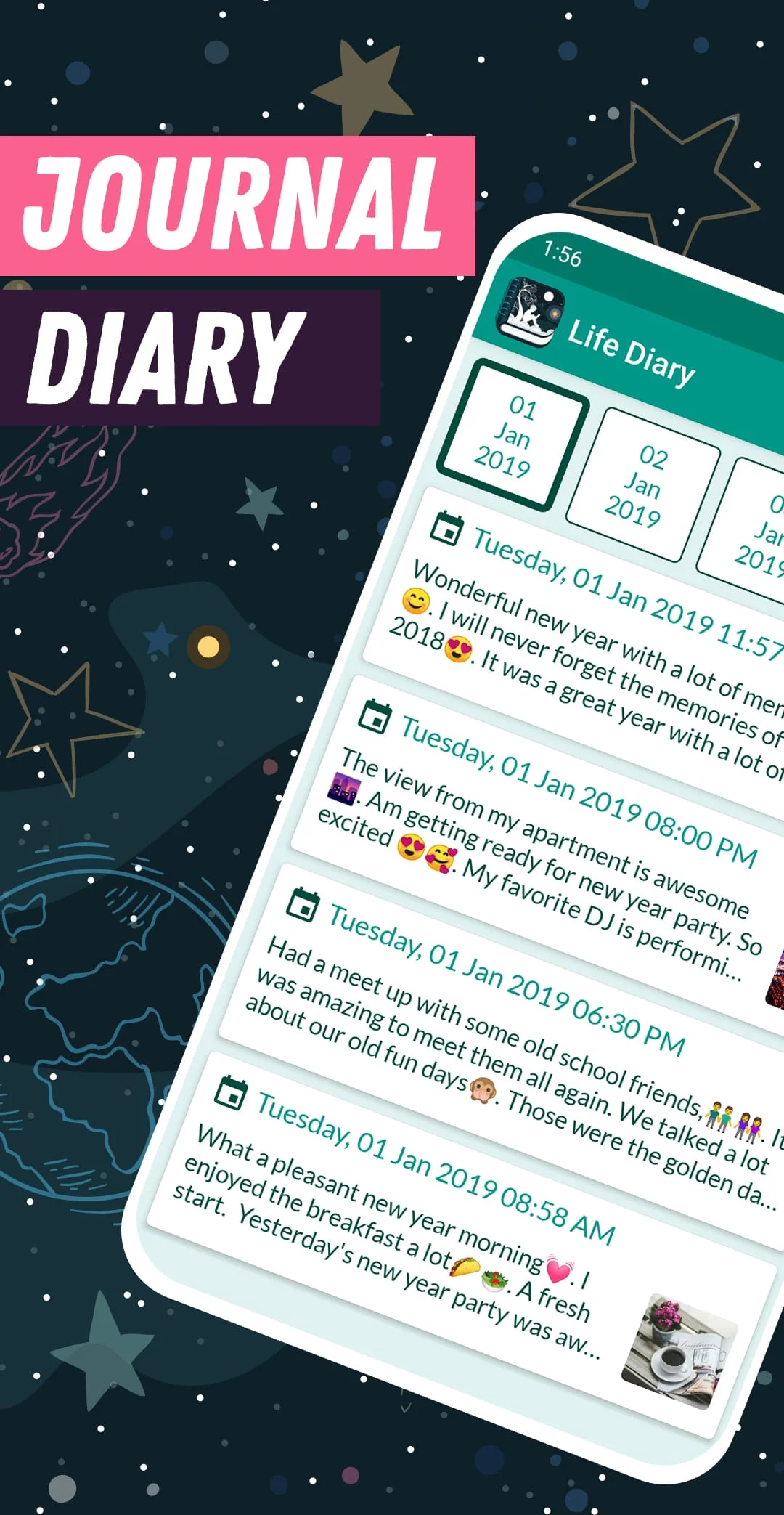 Life : Personal Diary, Journal Screenshot 2