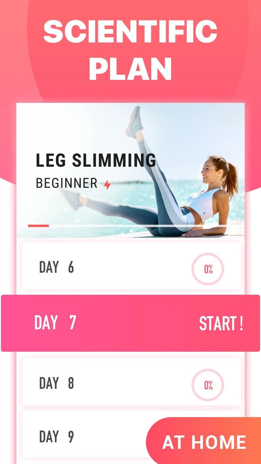 Leg Workouts - Tone up & Slim Screenshot 3