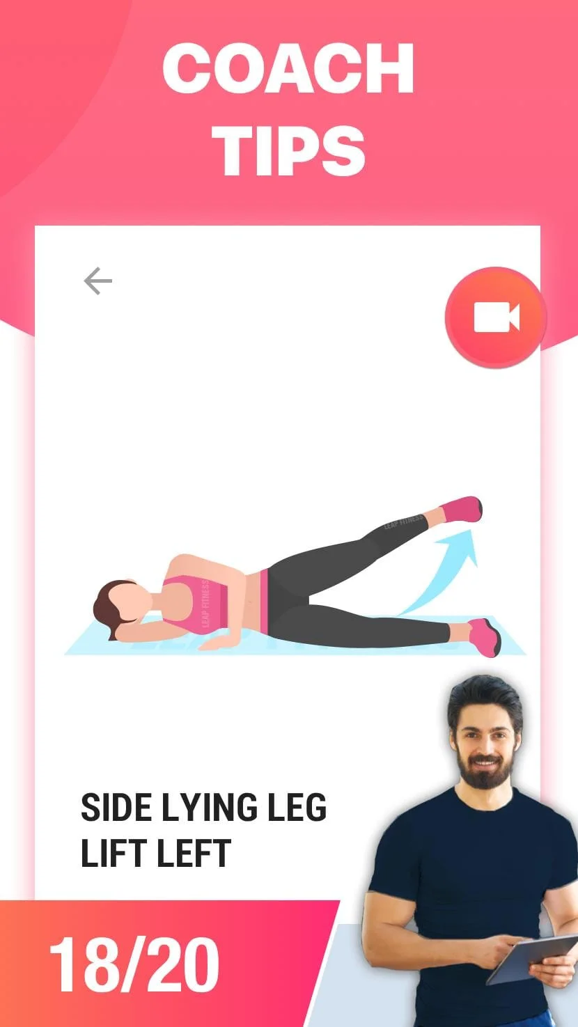 Leg Workouts - Tone up & Slim Screenshot 4
