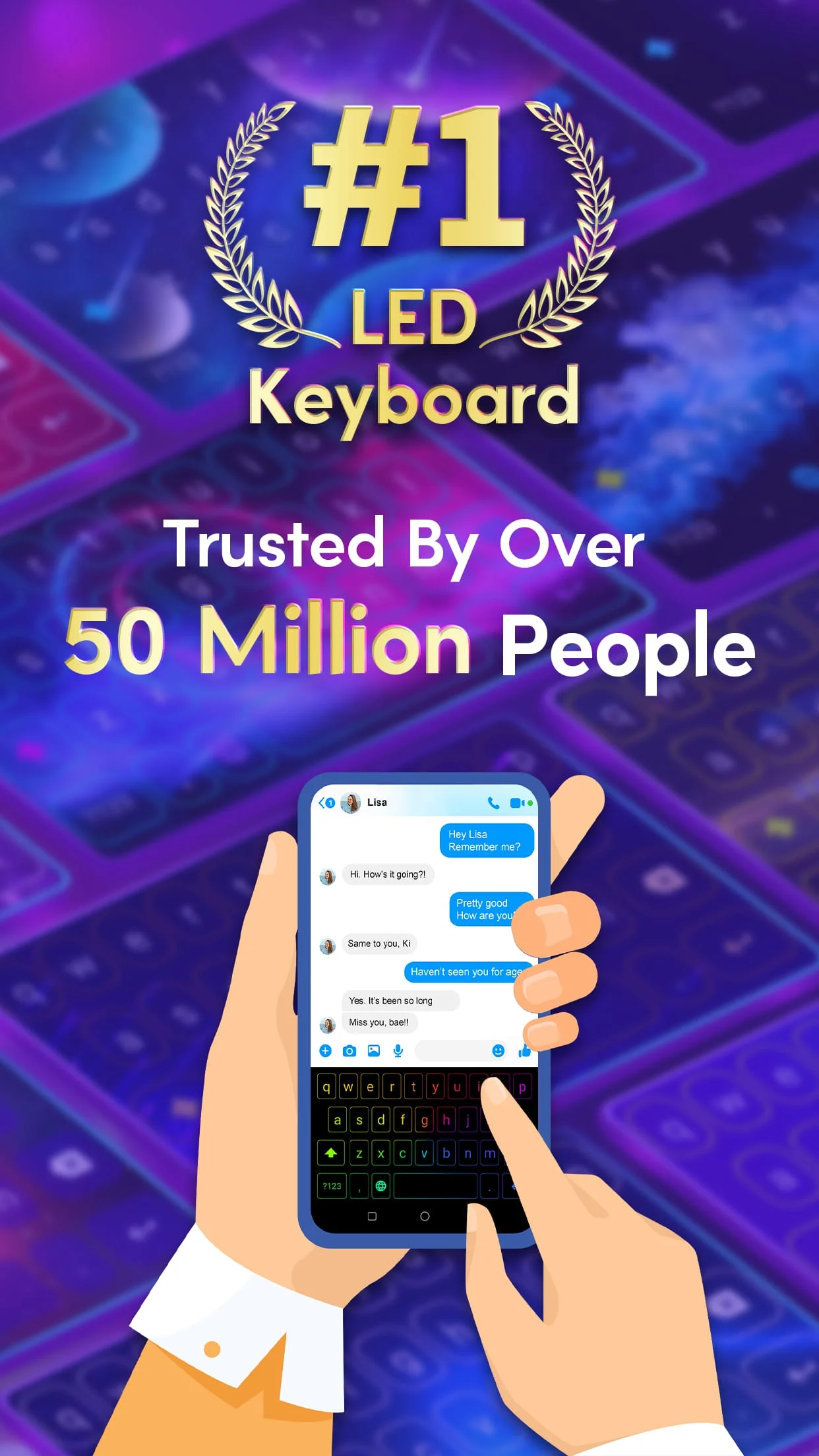 Led Keyboard - RGB Colorful Screenshot 1