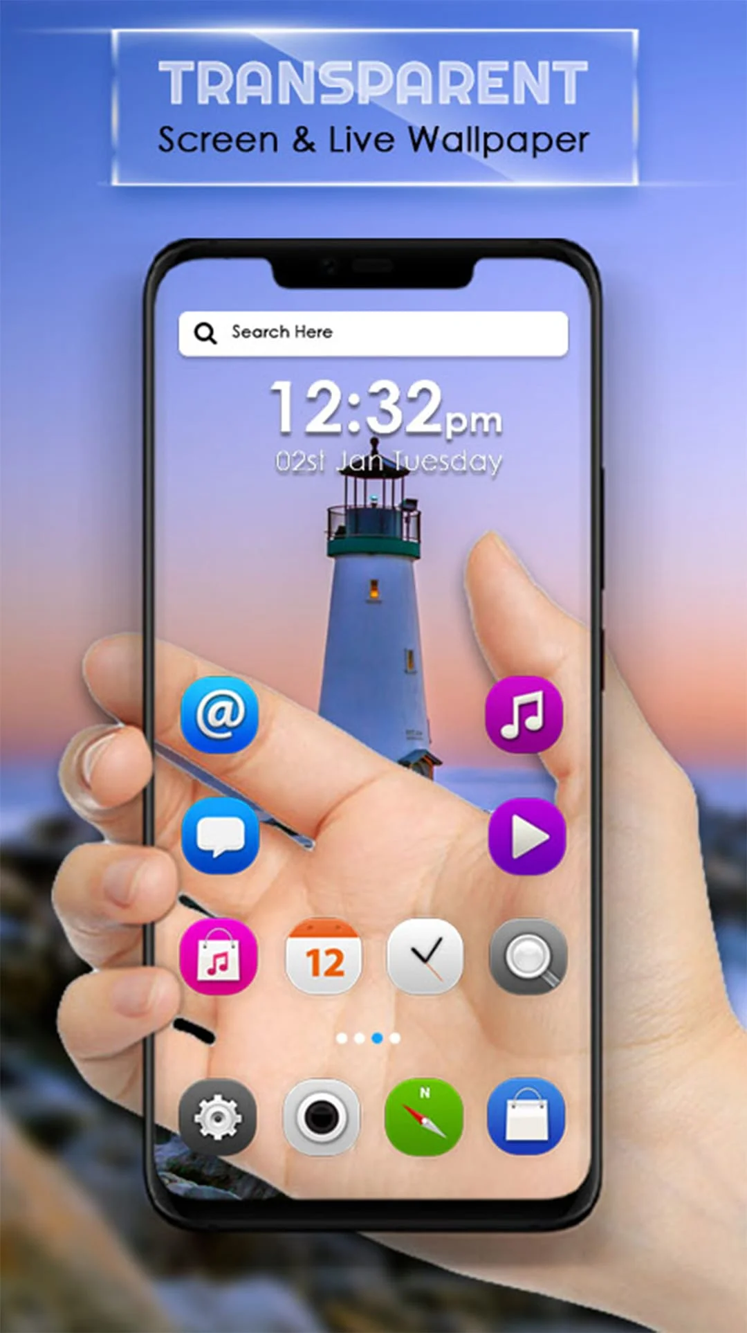 Transparent Live Wallpaper Screenshot 2