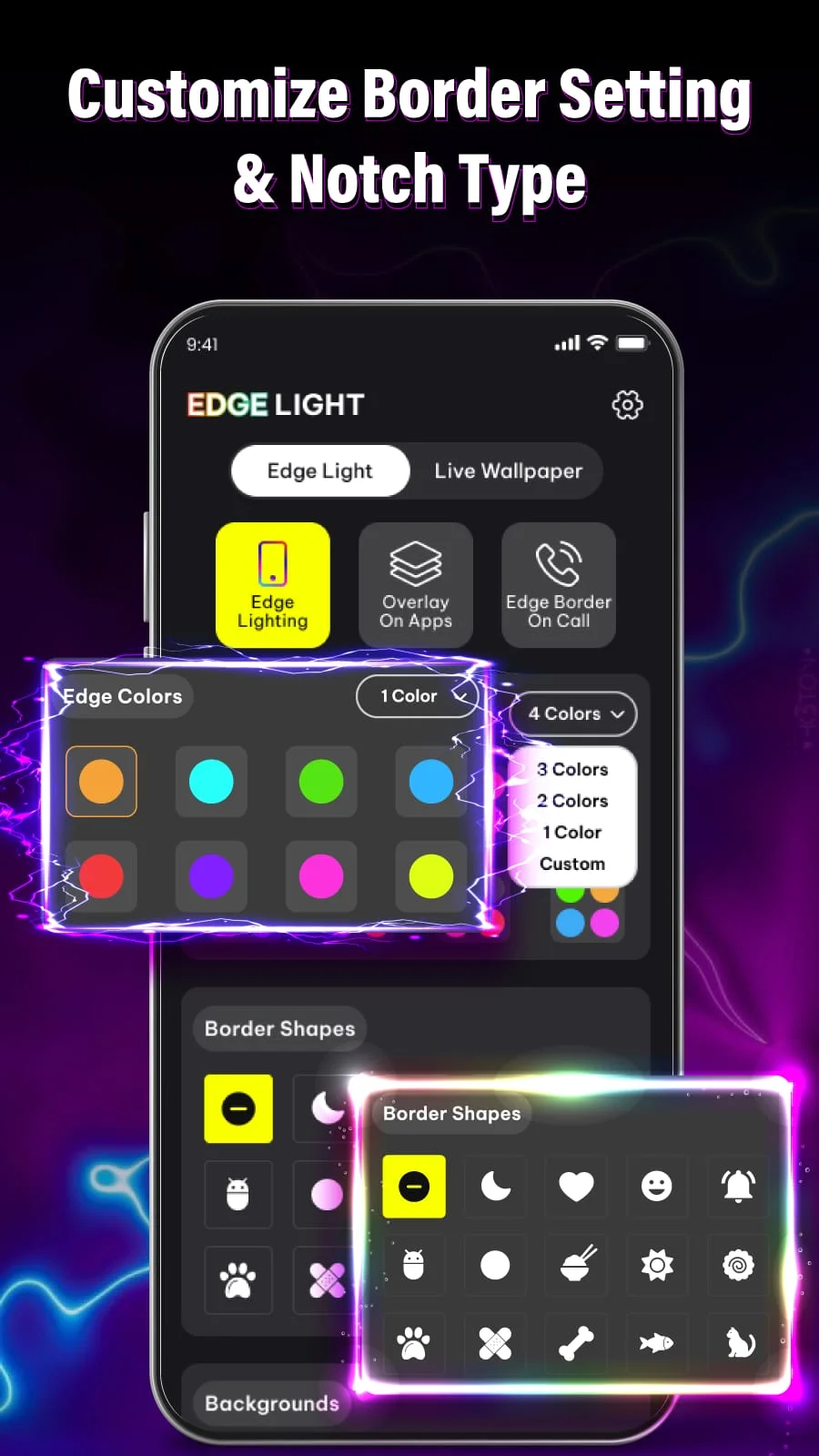 Edge Lighting: LED Borderlight Screenshot 4