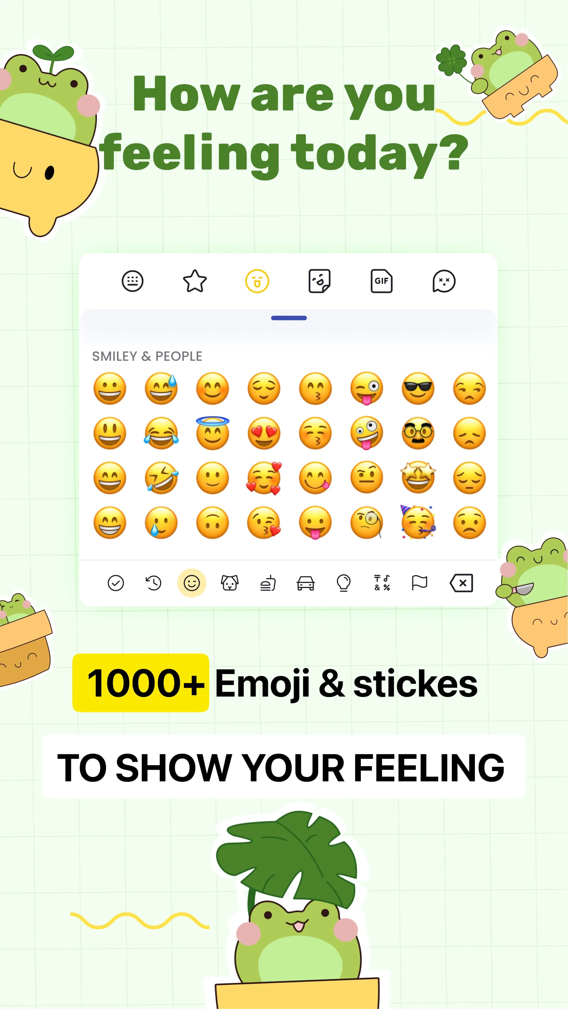 Emoji Keyboard & Fonts: Zomj Screenshot 1