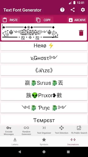 Text Font Generator Screenshot 3