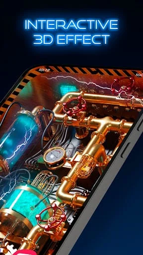 3D Wallpaper Steampunk Energy Screenshot 2