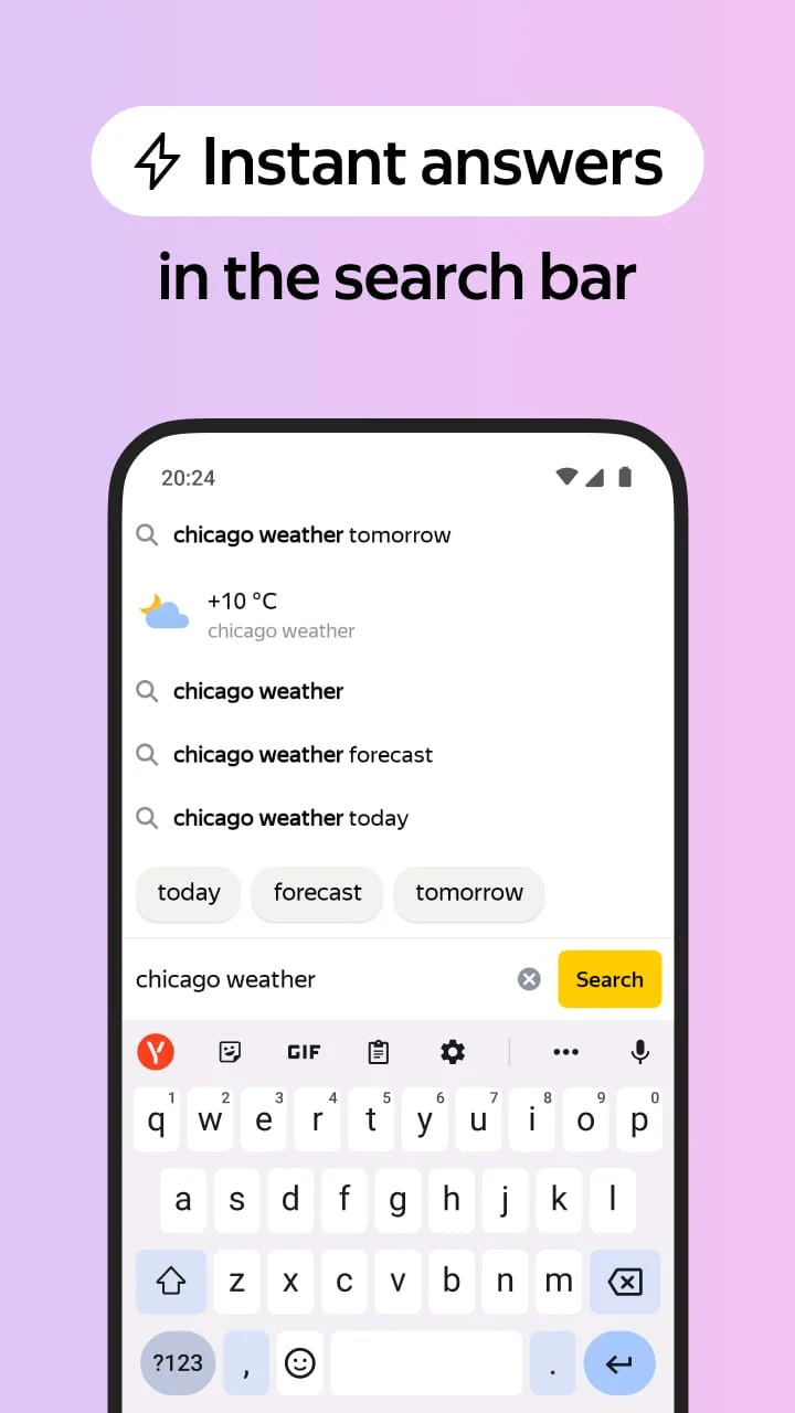 Yandex Browser with Protect Screenshot 2