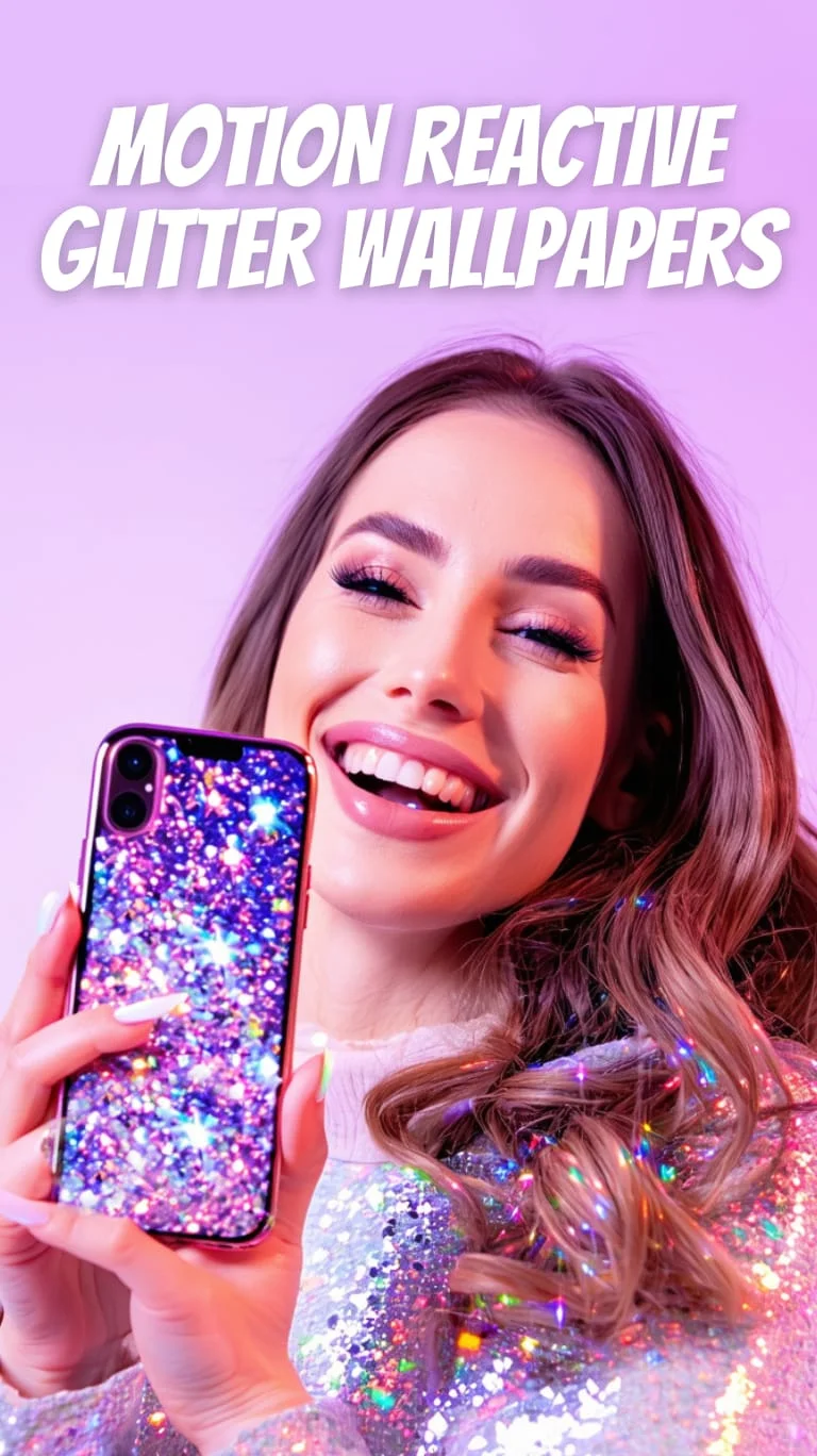 Glitter Live Wallpaper Glitzy Screenshot 1