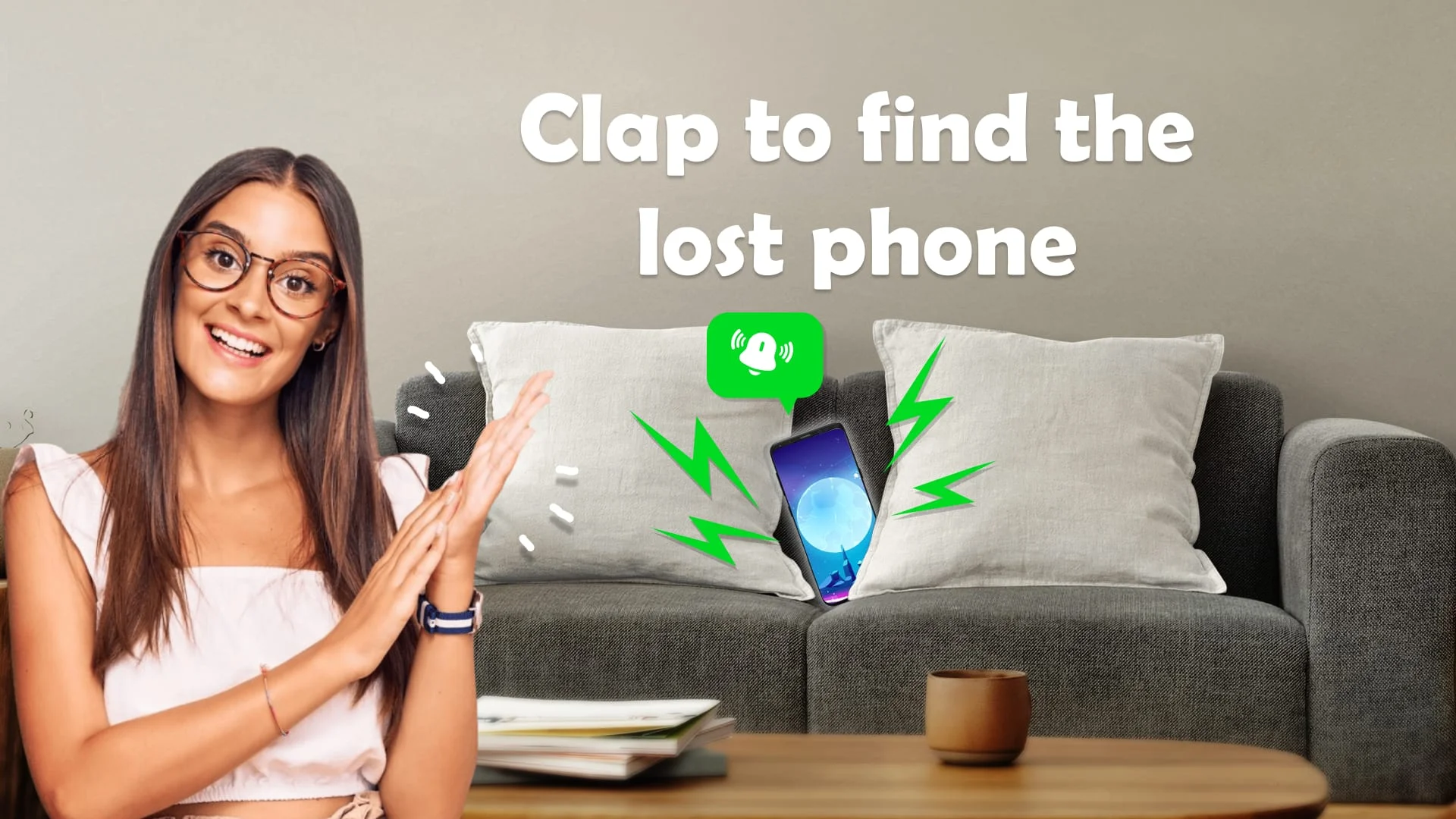 Clap to Find Phone with Flash Screenshot 1