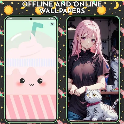 Cute Wallpapers - Kawaii Screenshot 2