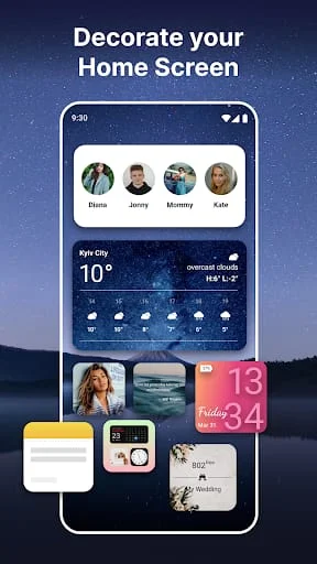 Widgets OS 17 - Color Widgets Screenshot 1