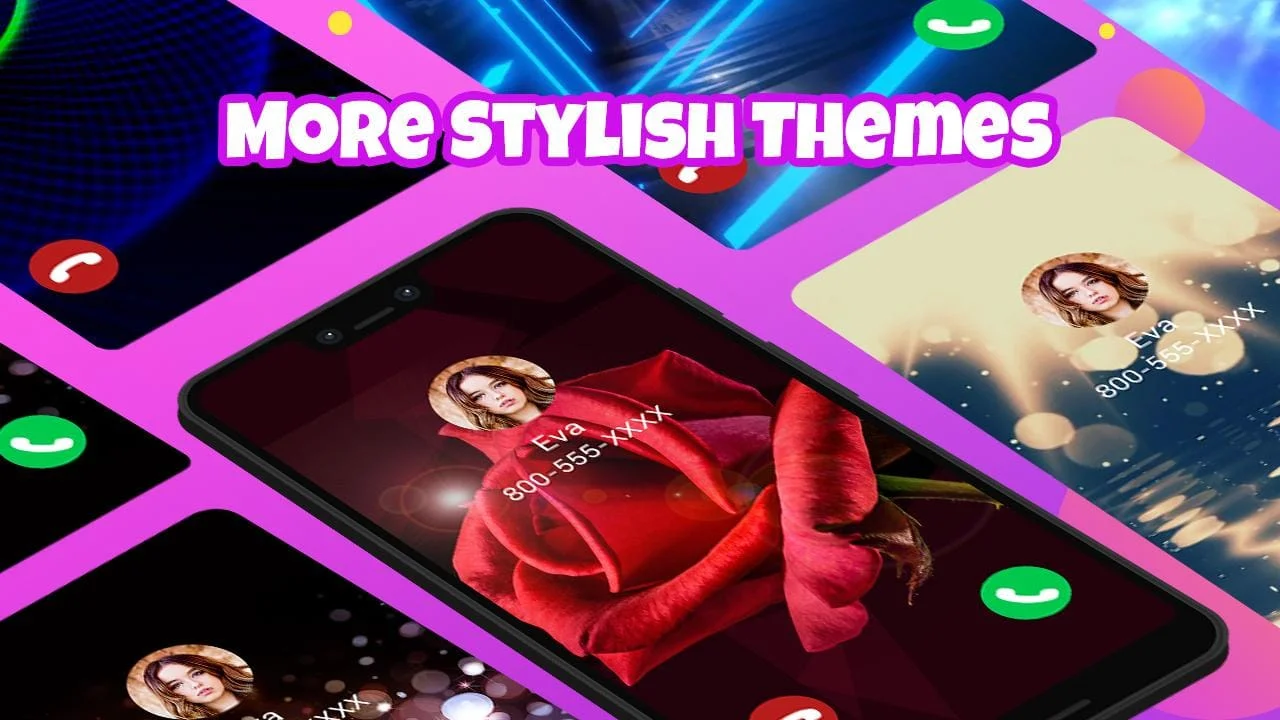 Call Screen Themes - Blingcall Screenshot 1