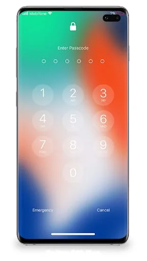 Lock Screen iOS 15 Screenshot 1
