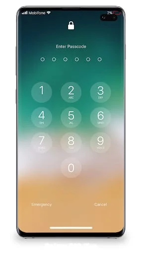 Lock Screen iOS 15 Screenshot 3