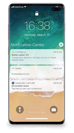 Lock Screen iOS 15 Screenshot 4