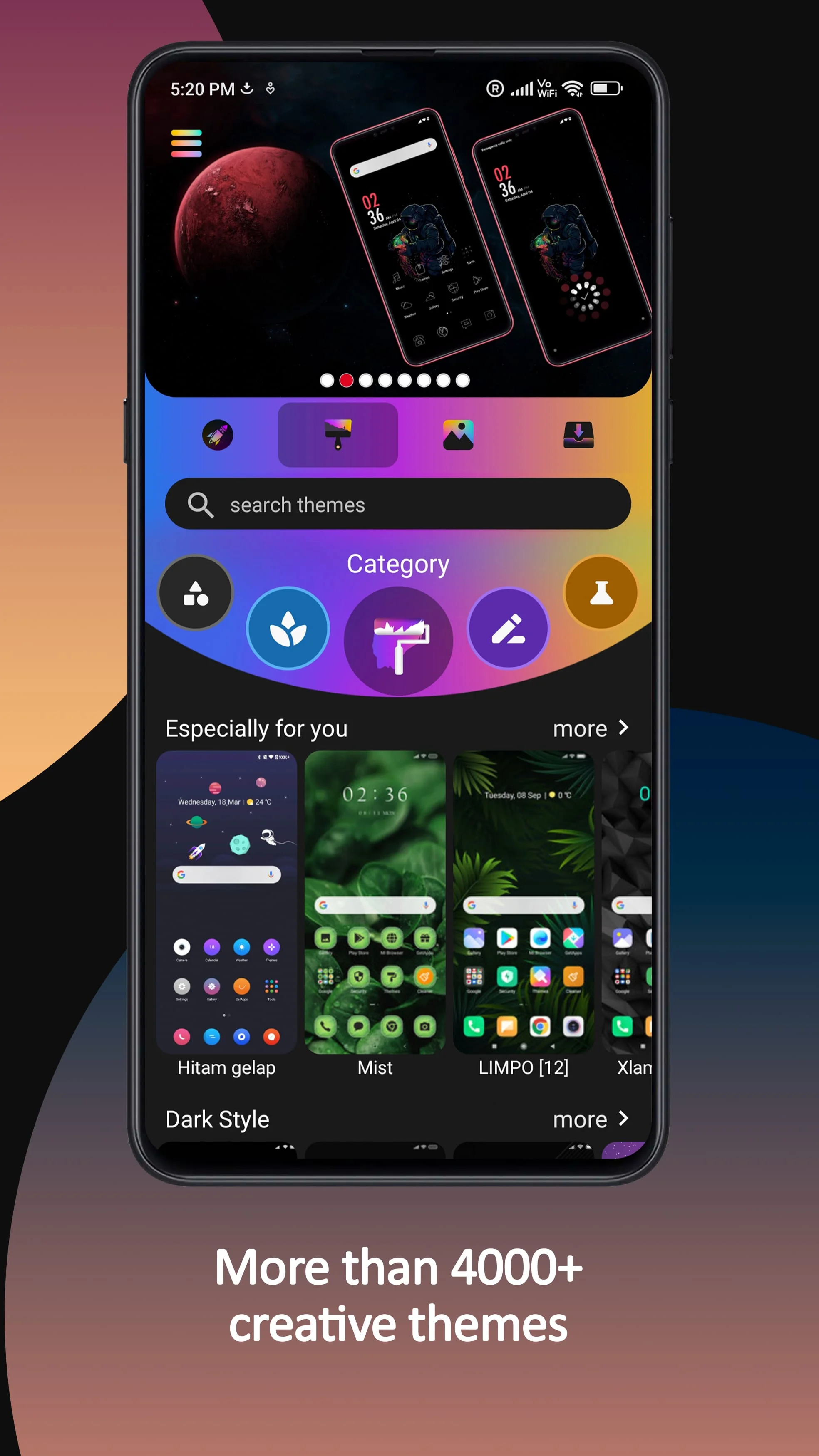 Themes Screenshot 2