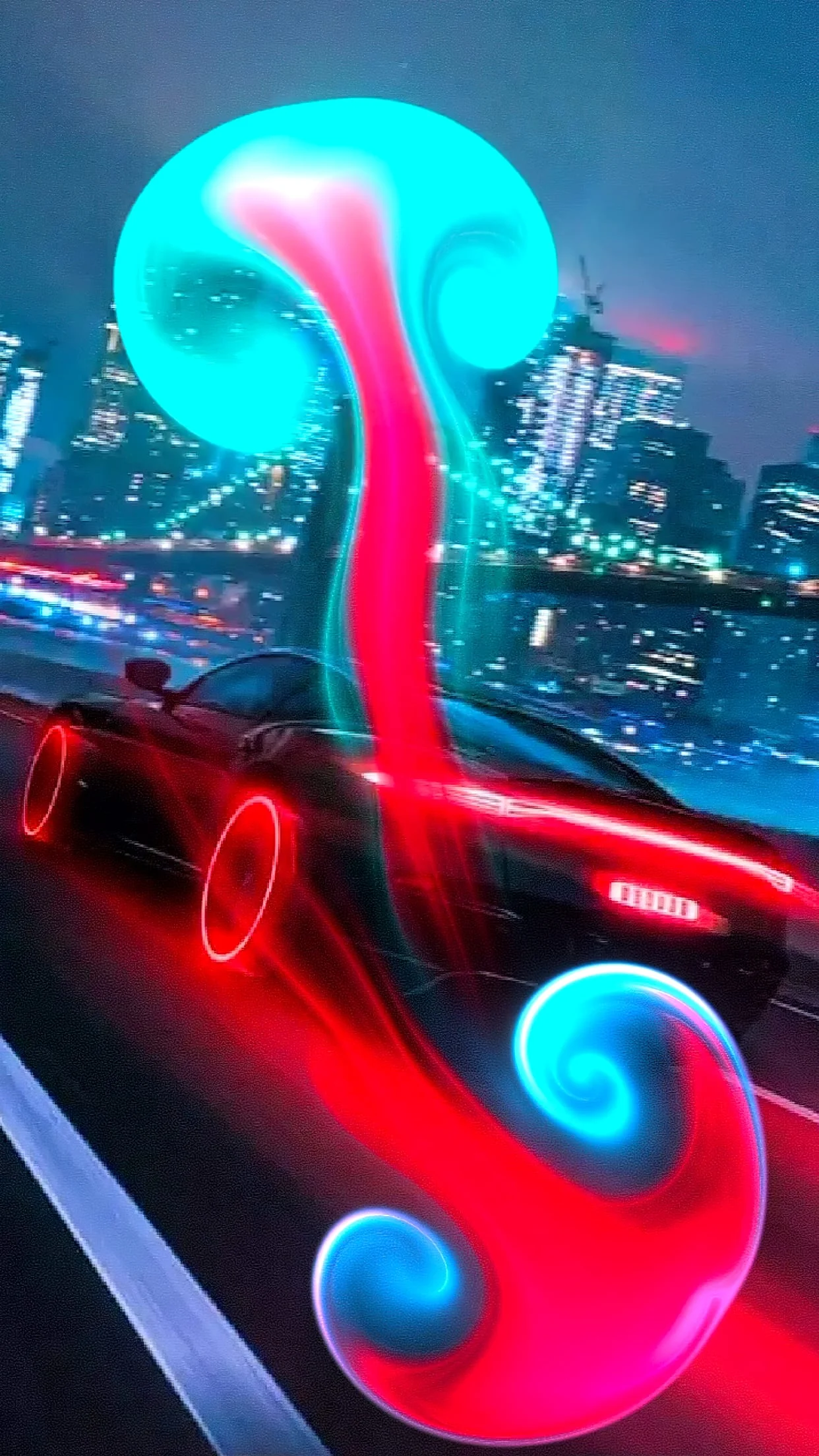 Fluid Magic: 3D Live Wallpaper Screenshot 3