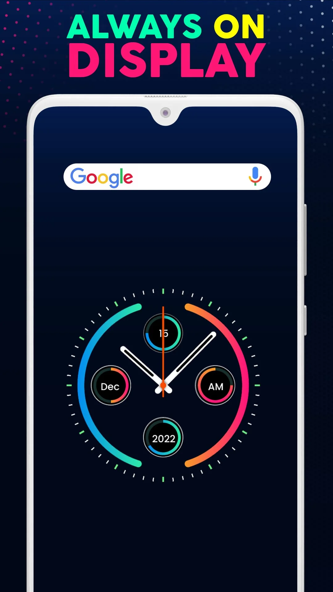 Nightstand Clock - Always ON Screenshot 3