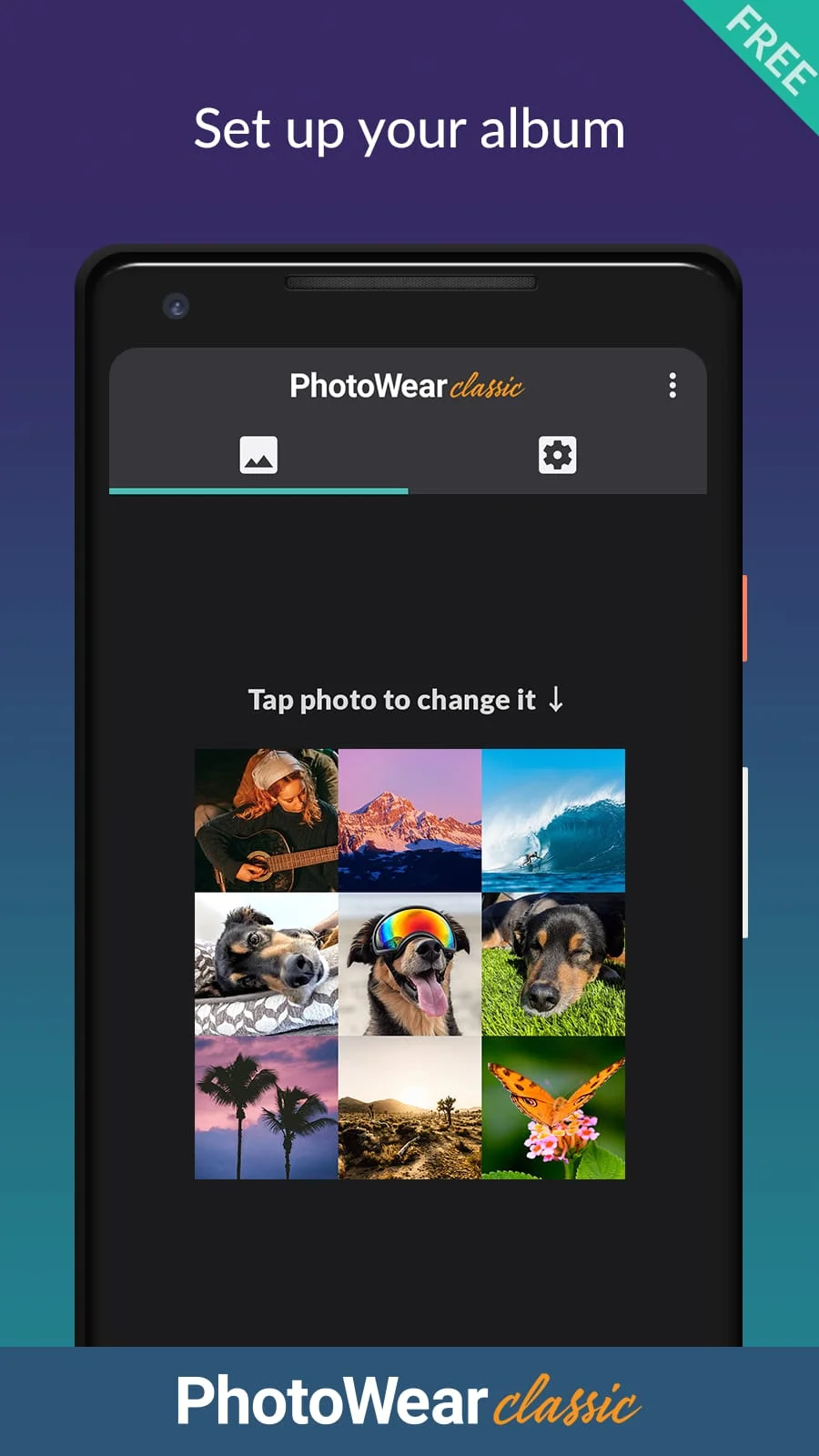 PhotoWear Classic Watch Face Screenshot 3