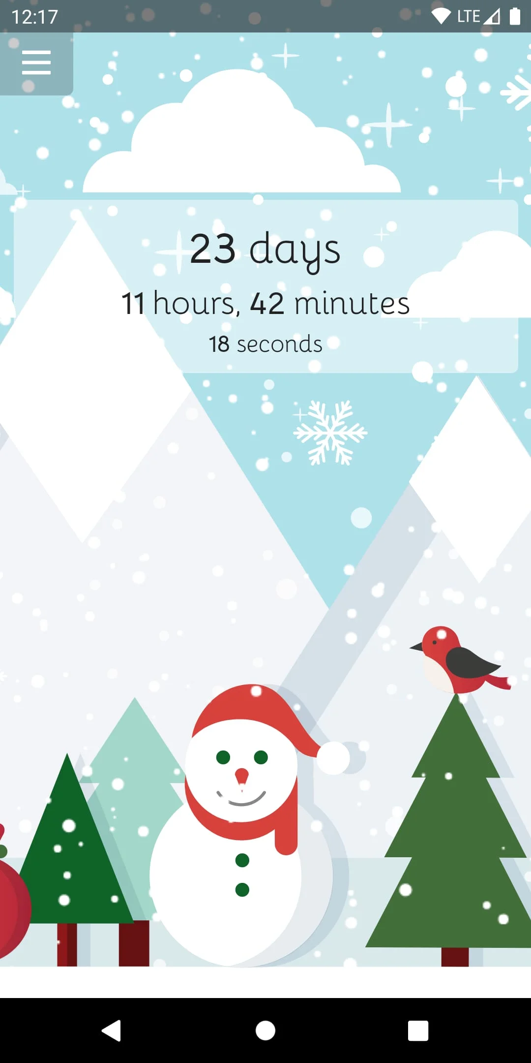 Christmas Countdown Screenshot 1
