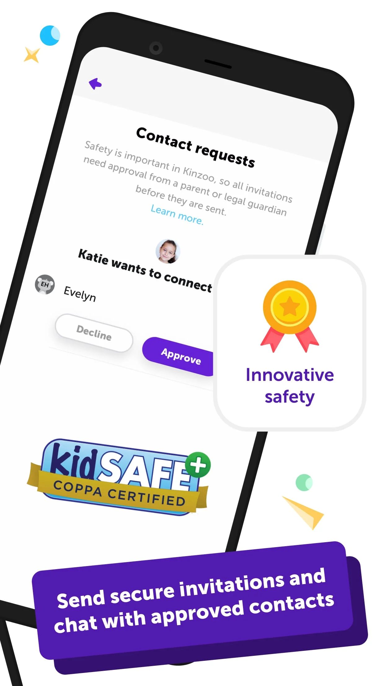 Kinzoo: Fun All-Ages Messenger Screenshot 2