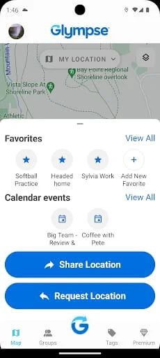 Glympse - Share GPS location Screenshot 2