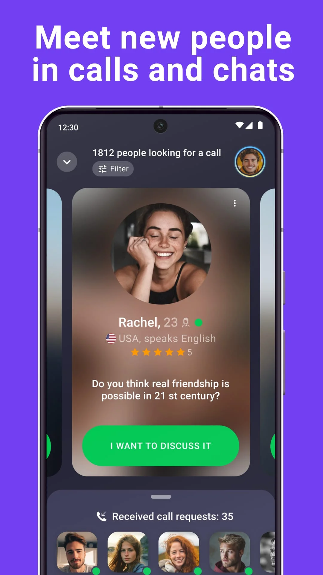 Wakie Voice Chat: Make Friends Screenshot 3