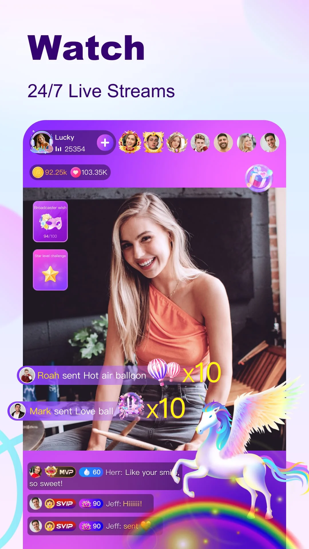 BuzzCast - Live Video Chat App Screenshot 1