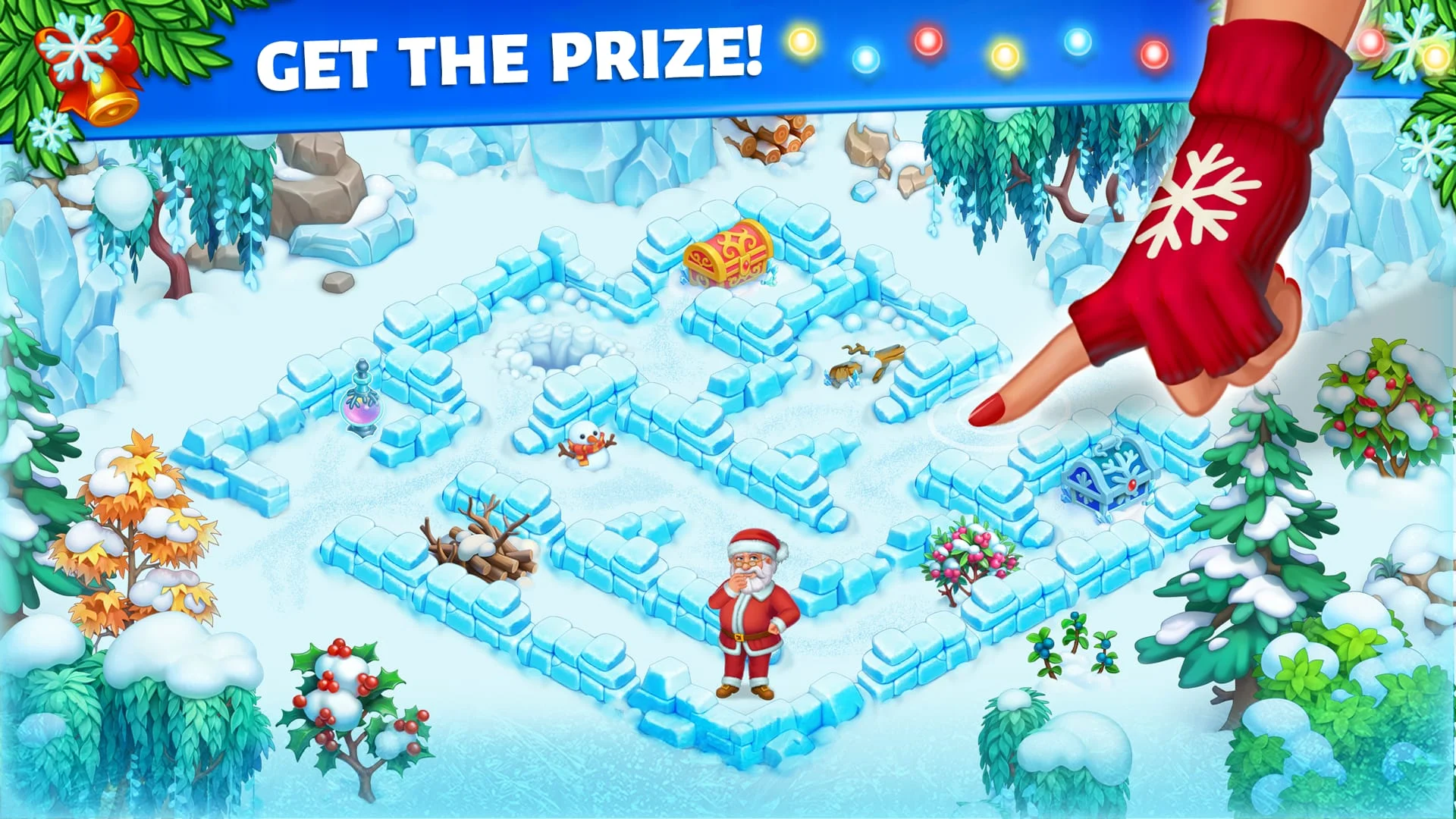 Merge Christmas: Home Design Screenshot 1