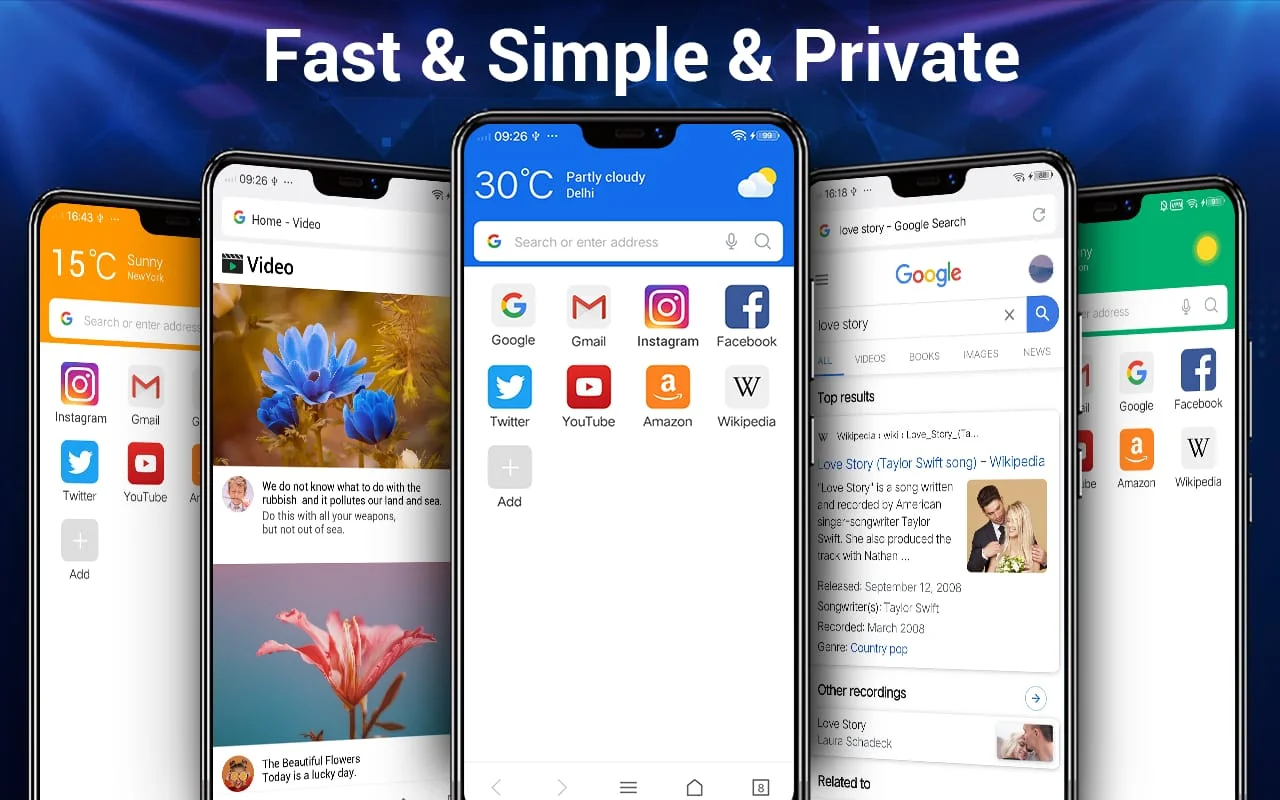 Web Browser & Explorer Screenshot 1