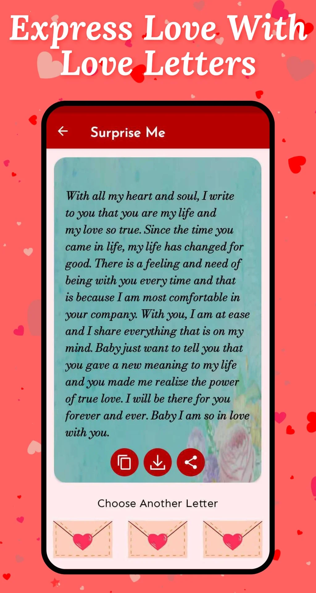Love Letters & Love Messages Screenshot 4
